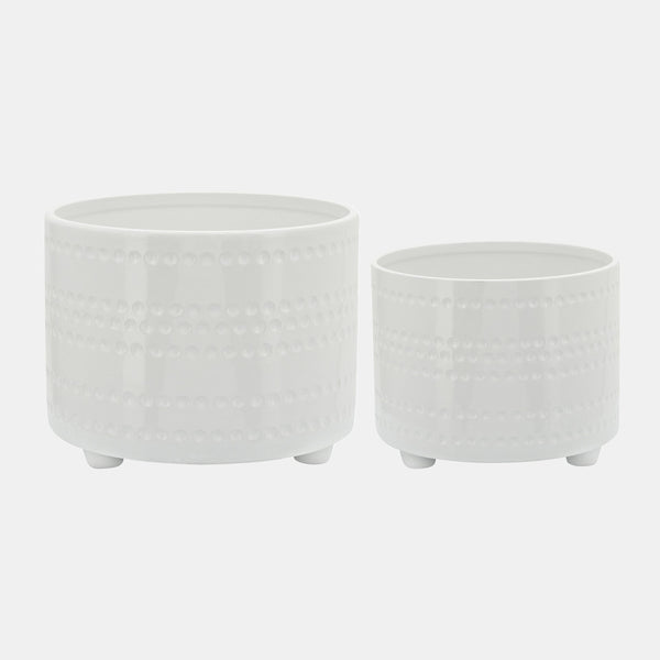 SWIRL FOOTED PANTERS SET/2 10/8