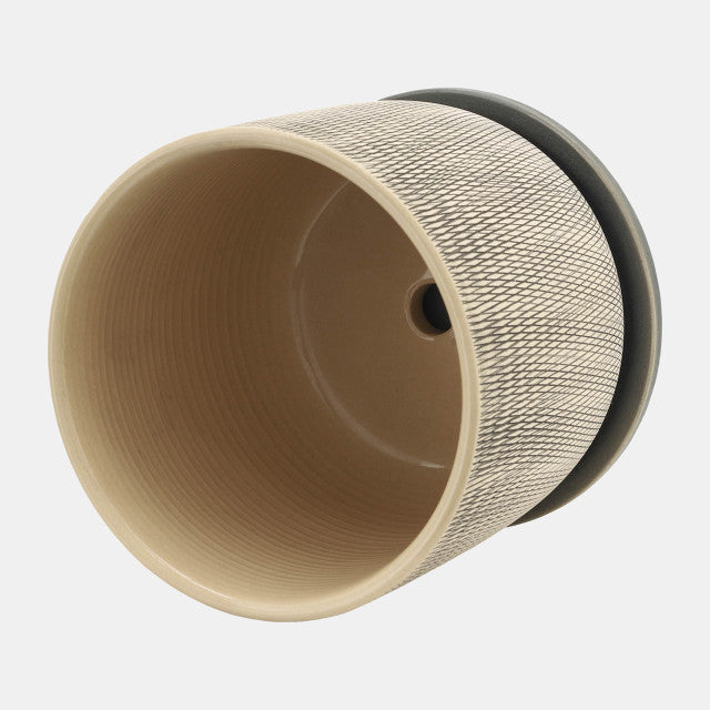 MESH PLANTER GRAY S/2