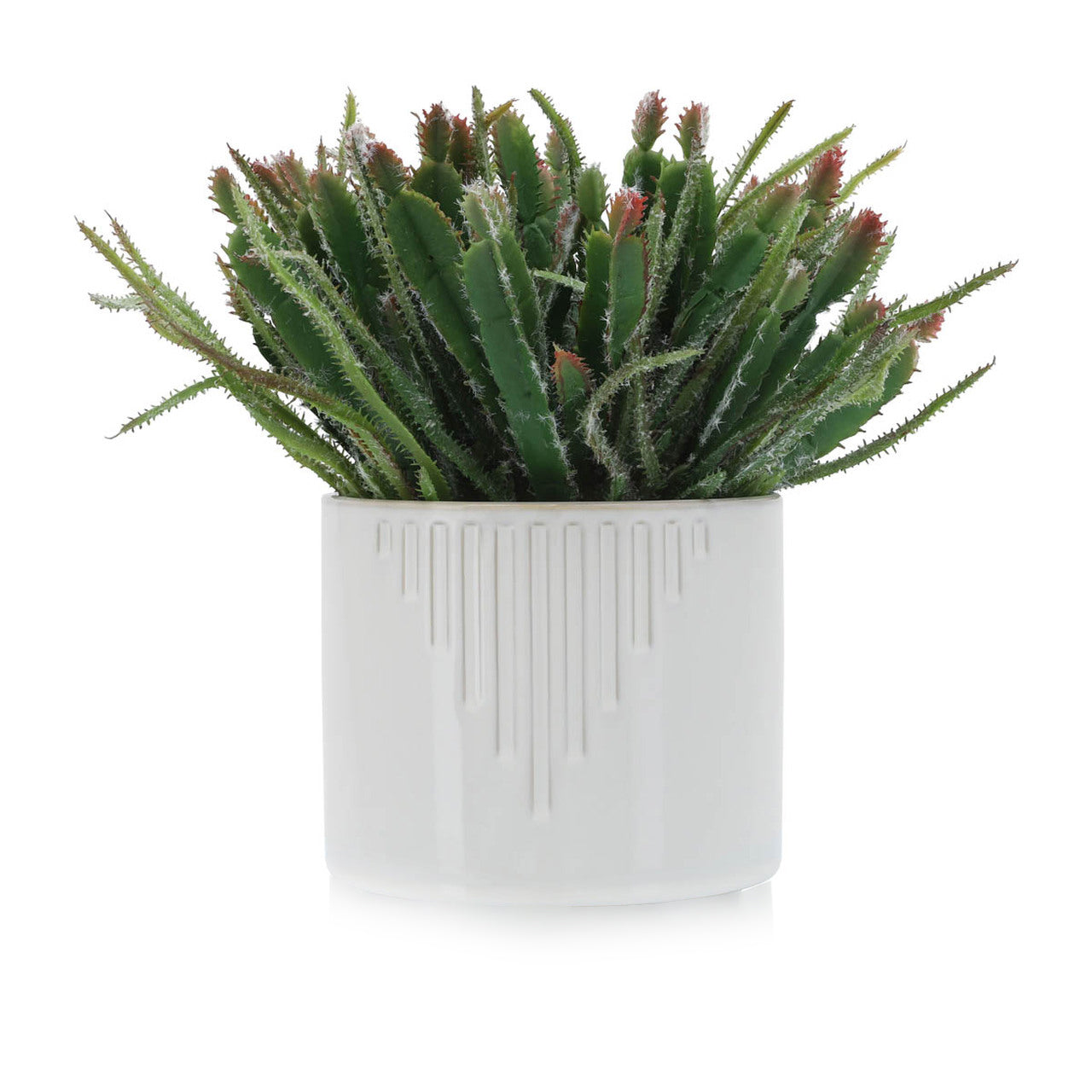 LINE PLANTER WHITE S/2