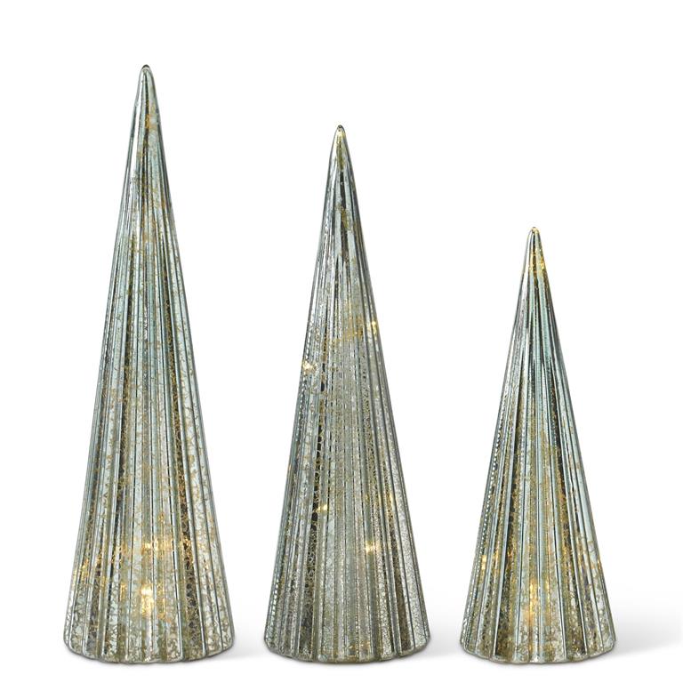 GLASS MERCURY VERTICAL SET/3