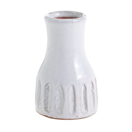 FEM ROSA BUDVASE WHITE 2.5 X 2.75