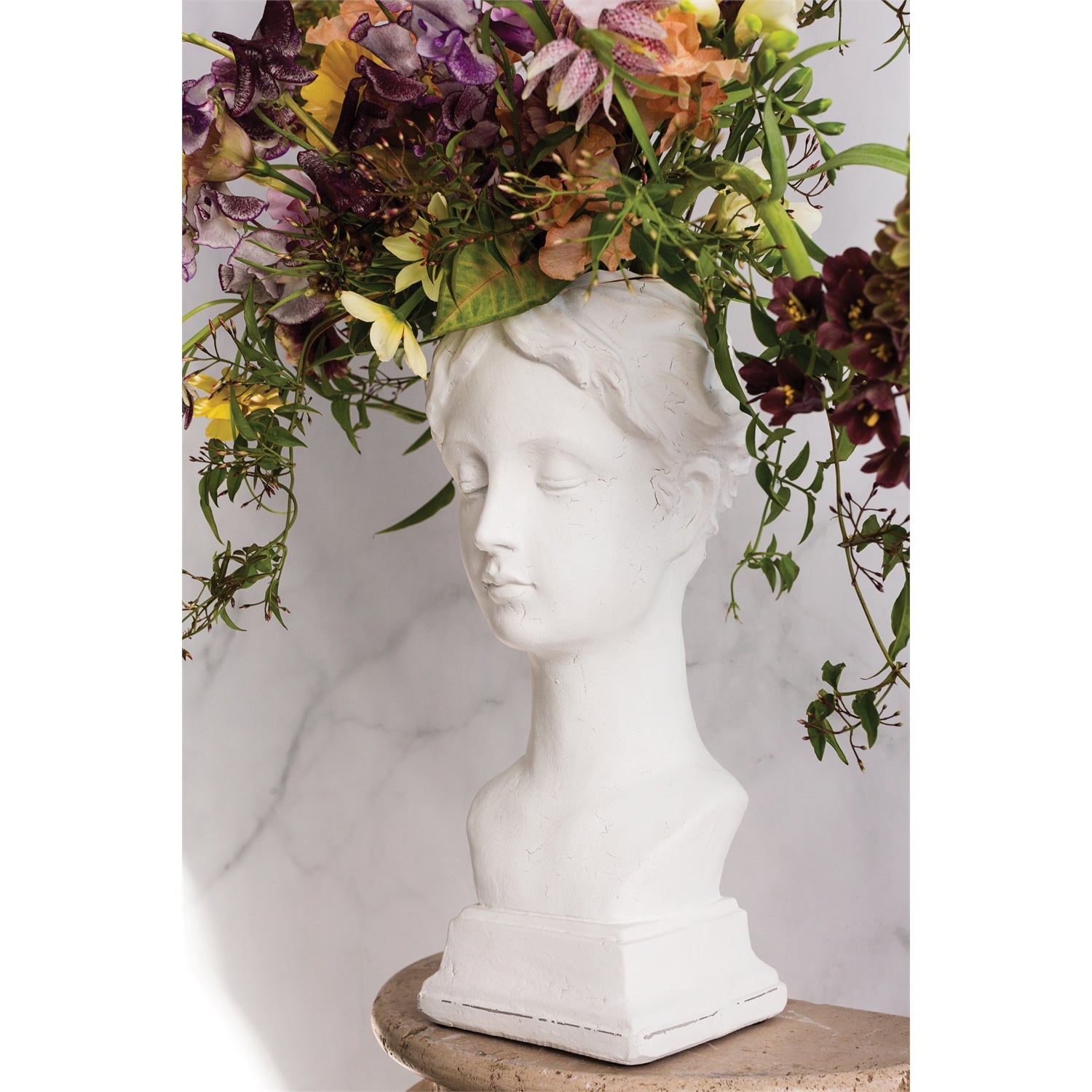 ACROPOLIS VASE 7.5"x 6.25"x 14