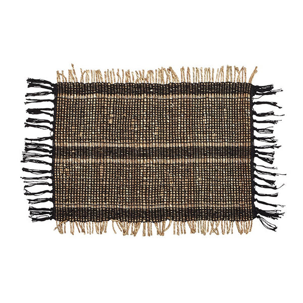 BALI WOVEN BLACK 13X19