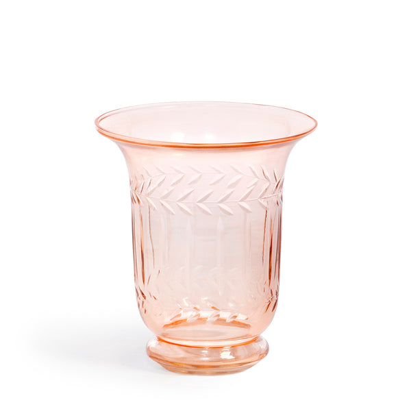 HAZEL ETCHED GLASS HURRICANE