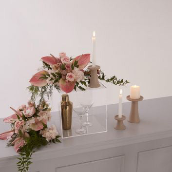 TOMEY CANDLEHOLDER 4.75X7"