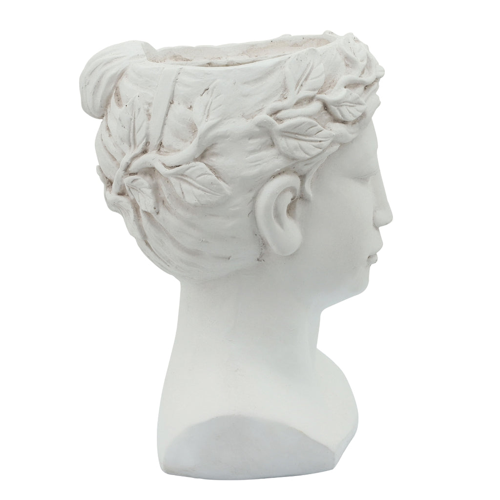 LADY HEAD PLANTER WHITE