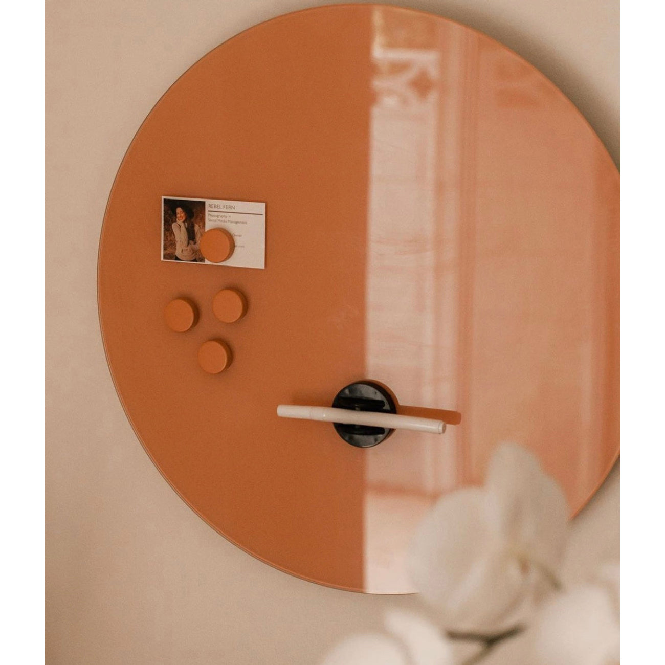 UTAH CLAY ROUND GLASS 18"