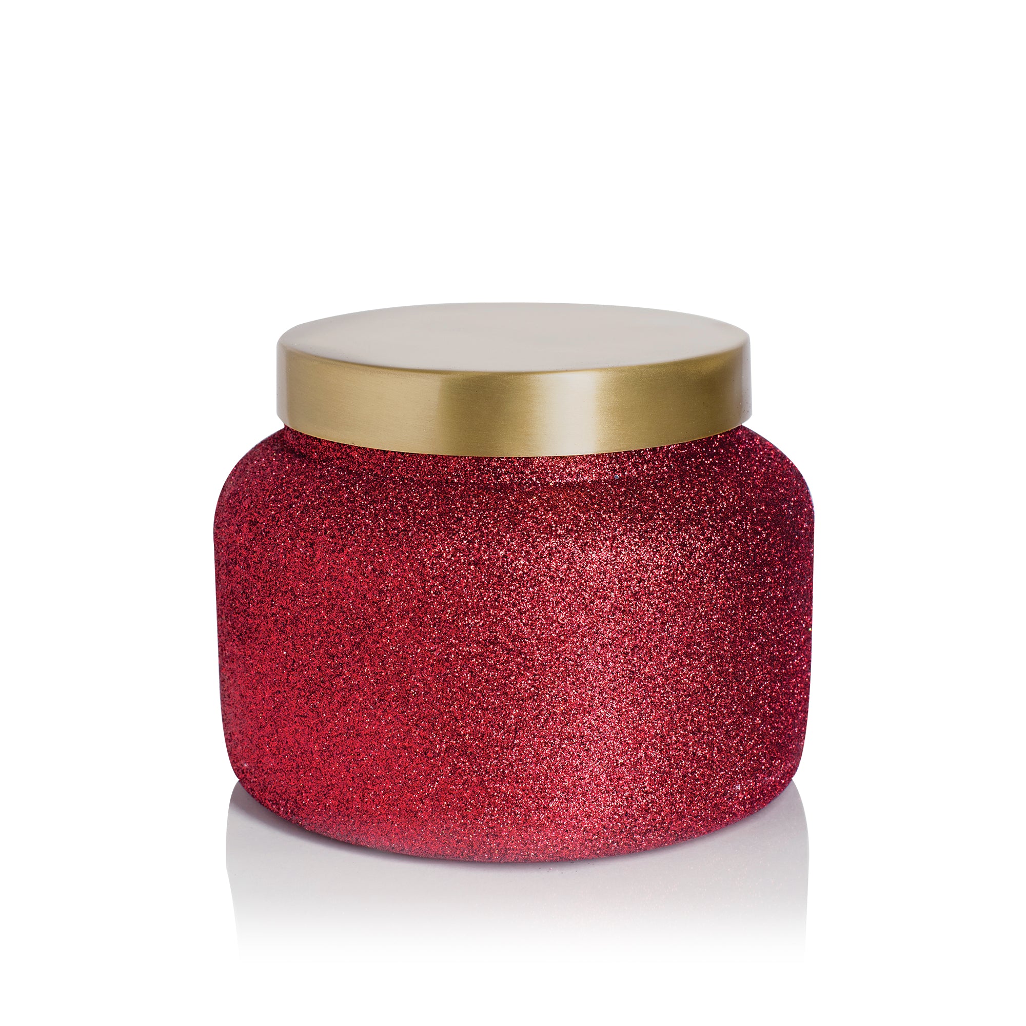 VOLCANO CANDLE JUMBO RED GLITTER 48OZ