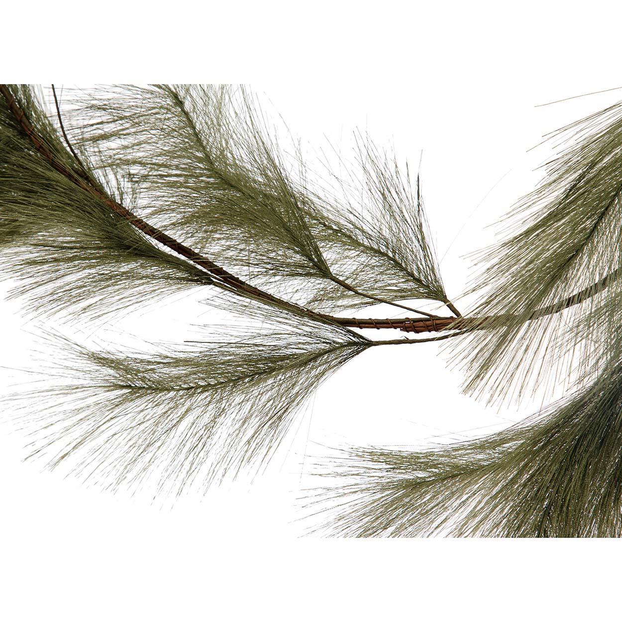 FAUX GRASS PLUME GARLAND 72"L