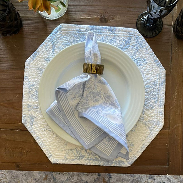 BAJO PLATO BOUTI CELESTE 15X15"