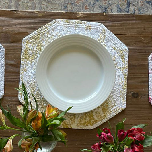 BAJO PLATO BOUTI AMARILLO 15x15"