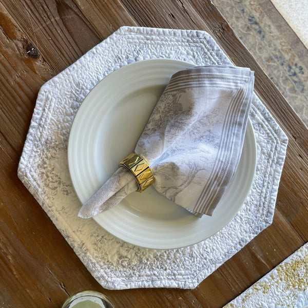 BAJO PLATO BOUTI GRIS 15X15"