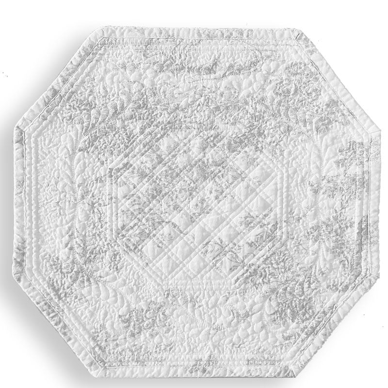 BAJO PLATO BOUTI GRIS 15X15"