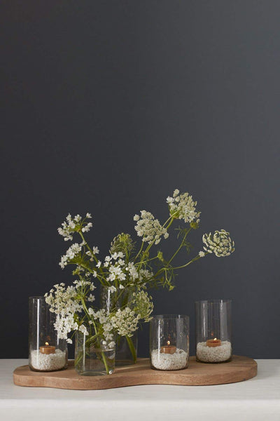 KYMA VASES WITH TRAY 23"x 10"x 8.5"