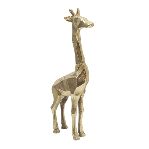 ALUMINIUM GIRAFFE GOLD 15"