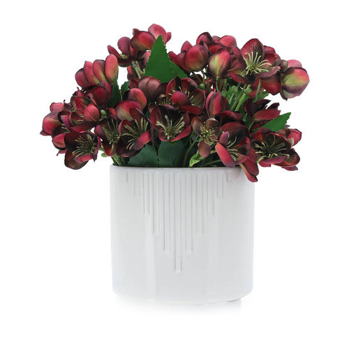 LINE PLANTER WHITE S/2