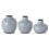 ENAMELED METAL VASE SET/3