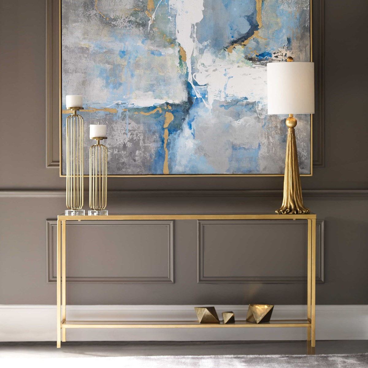 HAYLEY CONSOLE TABLE GOLD