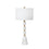 MARBLE BALL CONE BASE TABLE LAMP 35