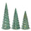 GREEN MERCUDY GLASS LED SET/3