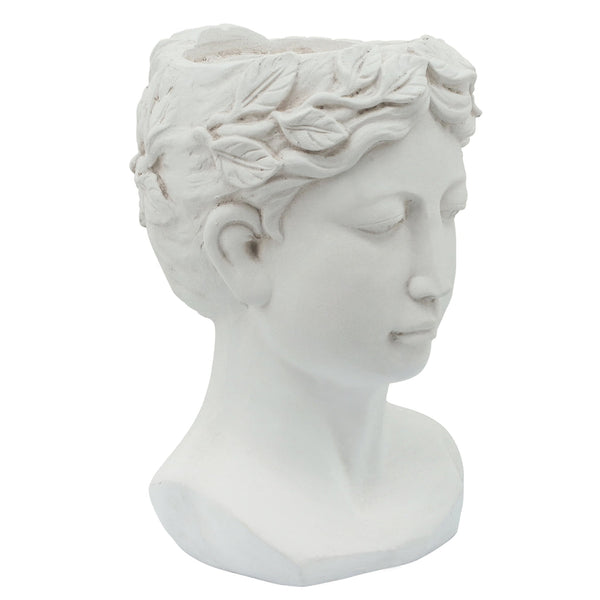LADY HEAD PLANTER WHITE