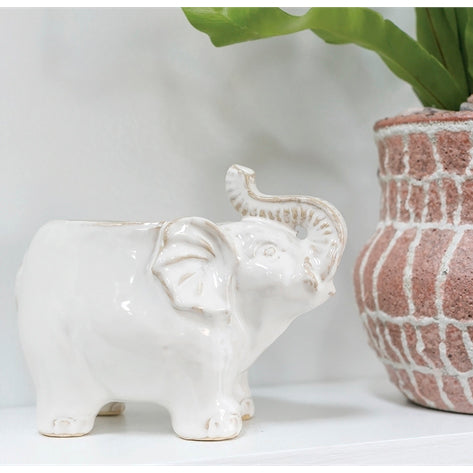 ELEPHANT POT 7"x4"x5.25"