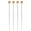 HARPER GOLD SPOONS LARGE S/4