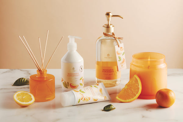 MANDARIN CORIANDER STATEMENT POURED CANDLE 16.0 OZ  / 475 G