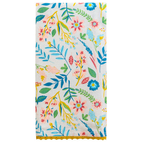 PRESSED FLOWERS TEA TOWEL
