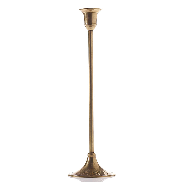 ANTIQUE CANDLESTICK 3.25 X 11