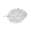 METALLIC LEAF SILVER PLACEMAT MEDIUM SIZE: 12 X 18″