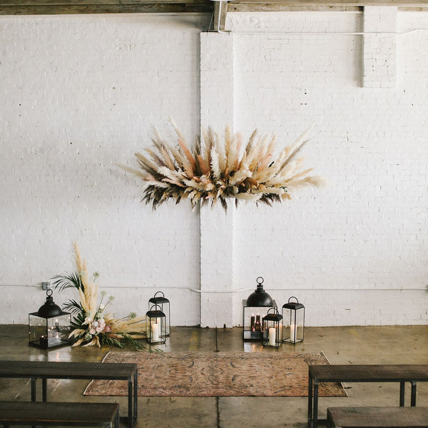 DRIED PAMPAS GRASS 25" SET/6