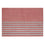 LINEN STRIPE VPM RED 13 X 19